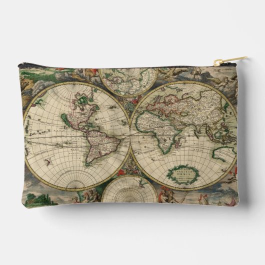 Wat een prachtige wereld!  Wereldkaart Etui (Achterkant)