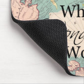 Wat een prachtige World Mouse Map -  kaart Muismat (Hoek)