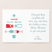 Wat een prettige kerst folie kaarten (Binnen)