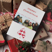 Wat een redder voor vrolijk kerstfeest en uw famil feestdagen kaart