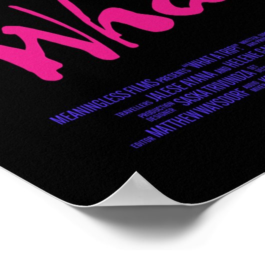 "Wat een reis!" Poster (Hoek)