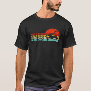 Wat een Retro Rocket Soccer-auto opslaan T-shirt