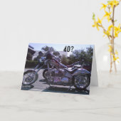 WAT EEN RITJE IS HET GEWEEST - 40ste VERJAARDAG Kaart (Gele Bloem)