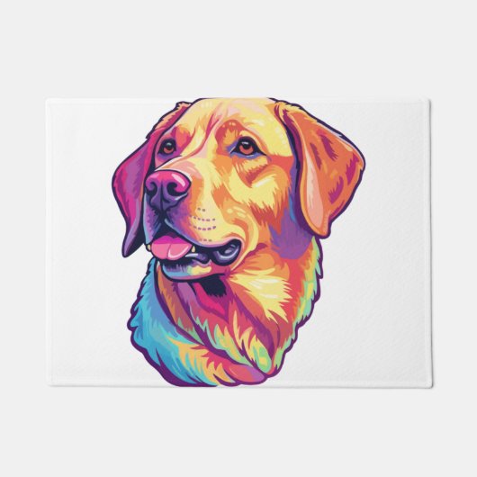 Wat een schattige Labrador Retriever! Deurmat (Voorkant)