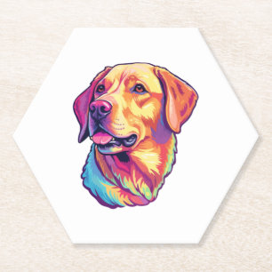 Wat een schattige Labrador Retriever! Kartonnen Onderzetters