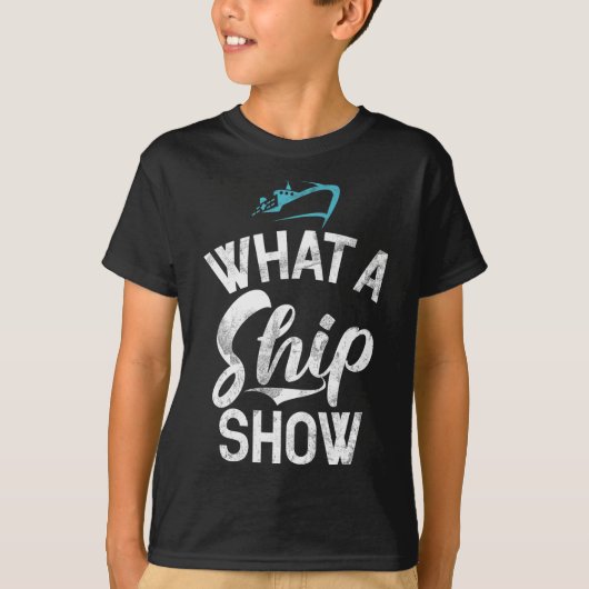 Wat een Show voor Funny Boating T-shirt (Voorkant)
