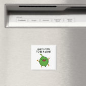 Wat een tijd om A-Limoen Fruit Pun Magnet te zijn (Insitu (Vaatwasser))