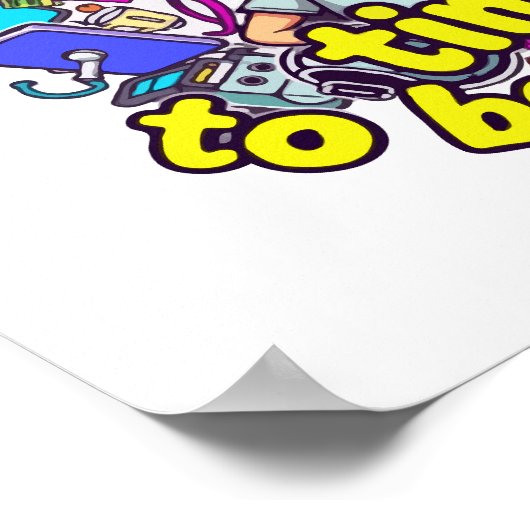 Wat een tijd om te leven - Tech Overload Mayhem Poster (Hoek)