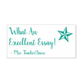 "Wat een uitstekend essay!" Educator Rubber Stamp Zelfinktende Stempel (Design)