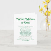 Wat een vadergedicht voor Vaderdag bijzonder maakt Kaart (Gele Bloem)