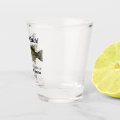 Wat een vangst Vist Largemouth Bass Weddenschap Shot Glas (Rechts)