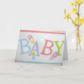 WAT EEN VREUGDE EN ZO BLIJ VOOR JOU, EEN NIEUWE BA KAART (Gele Bloem)