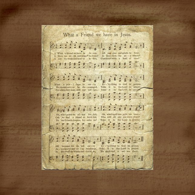 Wat een vriend hebben we in Jesus Scrapbook paper (Creator heeft geüpload)