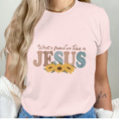 Wat een vriend hebben we in Jesus-Sunflower Graphi T-shirt