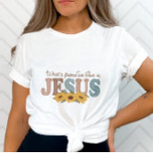 Wat een vriend hebben we in Jesus-Sunflower Graphi T-shirt