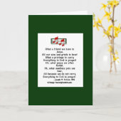 Wat een vriend hebben we in Jezus? Kaart (Gele Bloem)