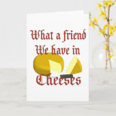 Wat een vriend hebben we in kaas kaart (Gele Bloem)