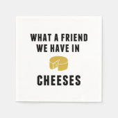 Wat een vriend hebben we in kaas servet (Voorkant)