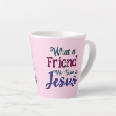 Wat een vriend latte mok (Rechterhoek)