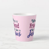 Wat een vriend latte mok (Voorkant)