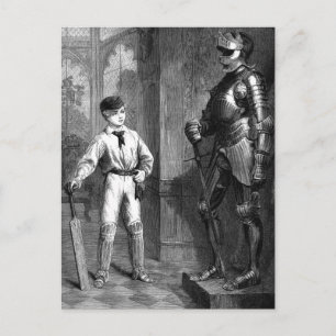 Wat een vrolijke wicketkeeper zou hij maken feestdagenkaart