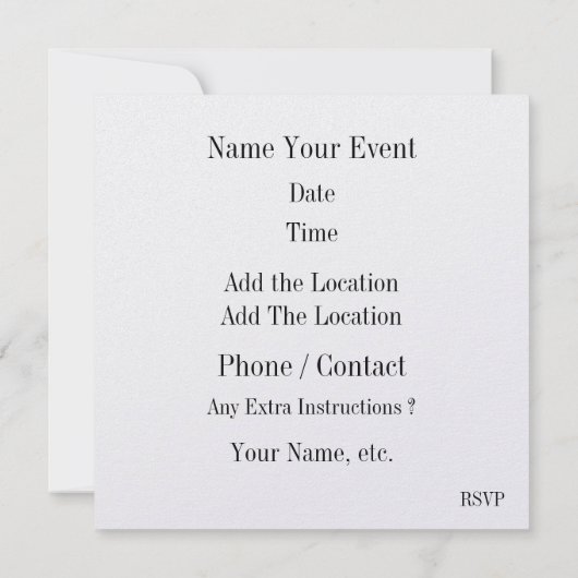 Wat een warme uitnodiging - SRF (Achterkant)