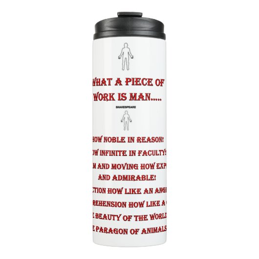 Wat een werk is man.....Thermische Tumbler Thermosbeker (Voorkant)