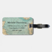 Wat een wonderbaarlijk wereldBagagelabel -  kaart Bagagelabel (Achterkant horizontaal)