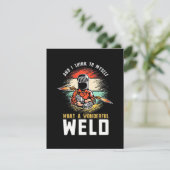 Wat een wonderlijke las bedankkaart (Staand voorkant)