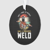 Wat een wonderlijke las ornament (voorkant)