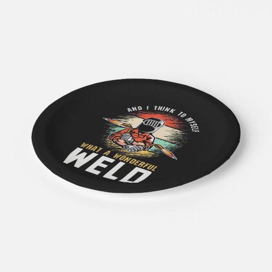 Wat een wonderlijke las papieren bordje (Gekanteld)