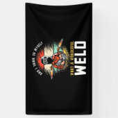 Wat een wonderlijke las spandoek (Verticaal)