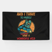 Wat een wonderlijke las spandoek (Horizontaal)