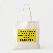 Wat eerst kwam tote bag (Voorkant)