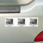 Wat elektronica. bumpersticker (Op auto)