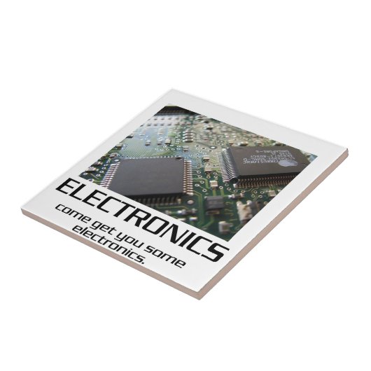 Wat elektronica. tegeltje (Zijkant)