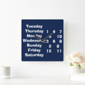 WAT EN WANNEER KLIK VOOR RETIREE/ANDEREN VIERKANTE KLOK (Huis)