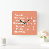 WAT EN WANNEER KLIK VOOR RETIREE/ANDEREN VIERKANTE KLOK (Huis)