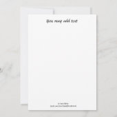 Wat er achter ons ligt...gezegde gekleurde tekenin notitiekaartje (Achterkant)