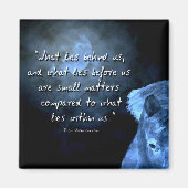 Wat er achter ons ligt ... magneet (Voorkant)