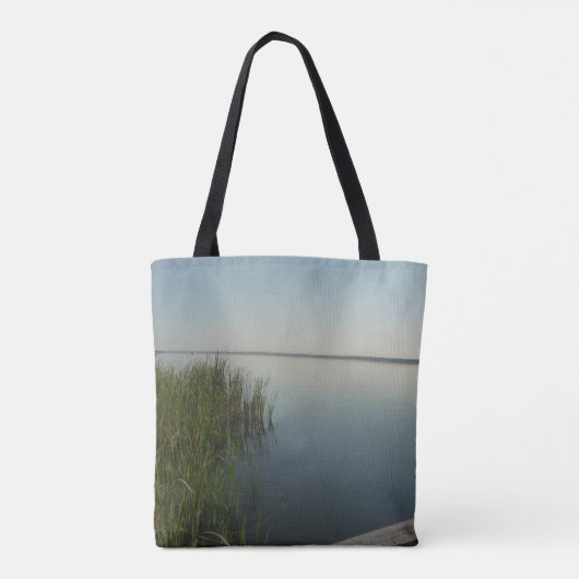 Wat er bij het meer gebeurt, blijft bij het meer tote bag (Achterkant)