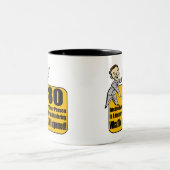 Wat er gebeurde op de 80e verjaardag cadeaus tweekleurige koffiemok (Center)