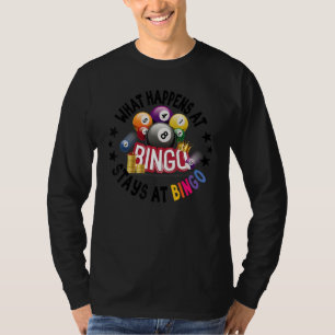 Wat er gebeurt bij Bingo blijft bij Bingo Lucky B T-shirt