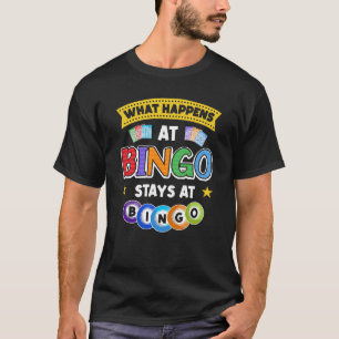 Wat er gebeurt bij Bingo blijft bij Bingo Player G T-shirt