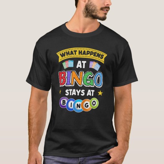 Wat er gebeurt bij Bingo blijft bij Bingo Player G T-shirt (Voorkant)