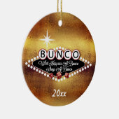 Wat er gebeurt bij Bunco Faux Gold Keramisch Ornament (Rechts)