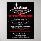 Wat er gebeurt bij Bunco Fundraiser Poster (Voorkant)