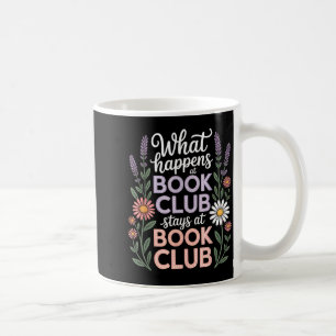 Wat er gebeurt bij de boekenclub blijft bij de boe koffiemok