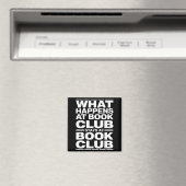 Wat er gebeurt bij de leesclub grappige lezer magneet (Insitu (Vaatwasser))