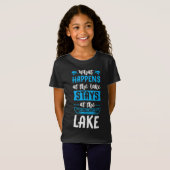 Wat er gebeurt bij de waterlagen van het meer aan  t-shirt (Voorkant volledig)